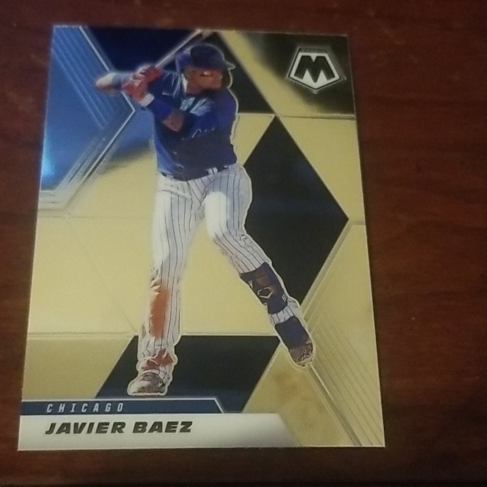 Javier Baez 2021 mosaic card
